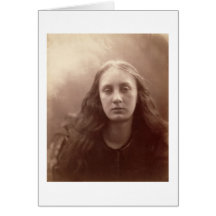 Christabel, portrait de mai Prinsep, c.1867 (sépia Cartes De Vœux