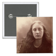 Christabel, portrait of May Prinsep, c.1867 (sepia Pin