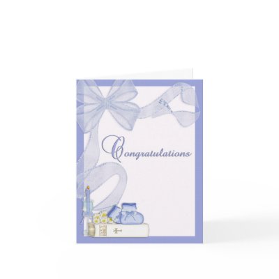 Christening Baptism Congratulations Greeting Cards by StarStock