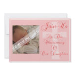 Christening/Baptism Daughter Invitation