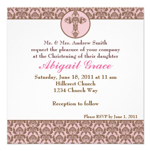 Christening/Baptism Invitation