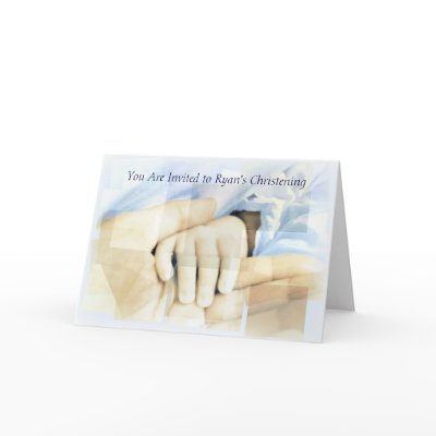 Christening/Baptism Invitation Card by Be_My_Valentine