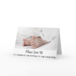 Christening/Baptism Invitation for Baby Girl cards