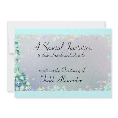 Christening Baptism, Invitation, Save the Date by JayneLogan