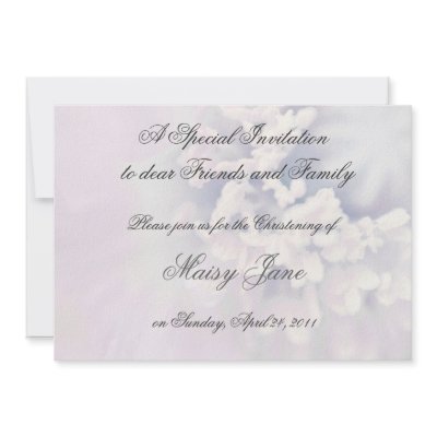 Christening Invitation Template , Baby Soft Pastel by JayneLogan