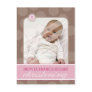 CHRISTENING INVITE :: polka dot - pink