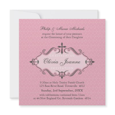 CHRISTENING INVITES :: viva 8SQ by edgeplus