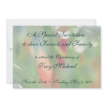 Christening or Baptism Invitation Template, Soft G