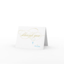 Christening or First Communion Thank You Card