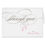 Christening or First Communion Thank You Card
