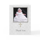 Christening Thank You Card