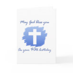 Christian 40th Birthday Card