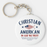 Christian American Key Chain