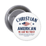 Christian American Pin