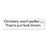 Christian = Bad Driver