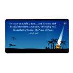 Christian Bible Verse Christmas Gift Tag Label Custom Shipping Labels