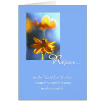 Christian Birthday Card -- Beauty in the World