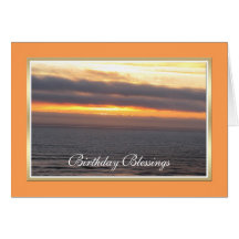 Christian Birthday Card -- Christian Blessing