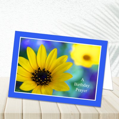 Christian Birthday Cards -- A Birthday Prayer by KathyHenis