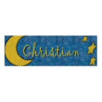 Christian Celestial Bookmark Business Card Templates
