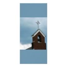 Christian Church Steeple Custom Rack Cards