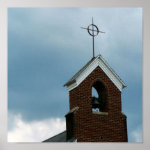Christian Church Steeple Poster