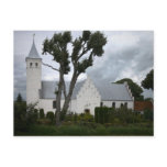 Christian church Voldum Denmark Post Cards