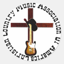 Christian Country Music Association Of America 2 Stickers