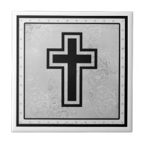 Christian Cross 2 Tile