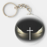 Christian Cross and Holy Spirit Key Chains