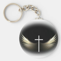 Christian Cross and Holy Spirit Key Chains