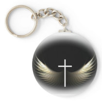 Christian: Cross and Spirit Key Chain