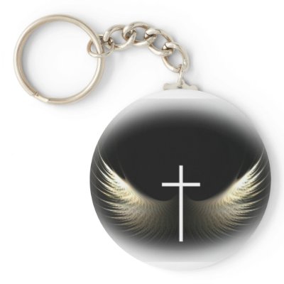 Christian: Cross and Spirit Key Chain by cowboyannie