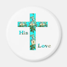 Christian cross clothing magnets