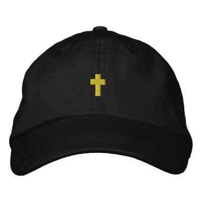 Christian Cross Embroidered Hat Christian Cross Embroidered Hat