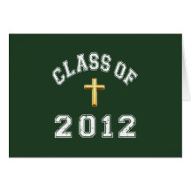 Christian Cross White Greeting Cards