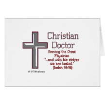 Christian Doctor Greeting Card