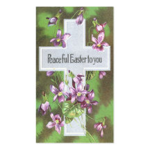 Christian Easter Holy Cross Custom Business Card