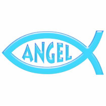 Christian Fish- Angel - Photo Sculpture