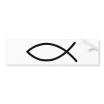 Christian Fish Bumper Stickers