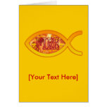 Christian Fish - I'm on FIRE for Christ Cards