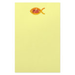 Christian Fish - I'm on FIRE for Christ stationery