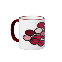Christian Fish School - Red Coffee Mugs