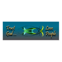 Christian Fish Symbol Background Card