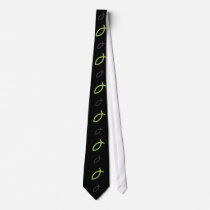 Christian Fish Symbol - Black Tie