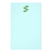 Christian Fish Symbol Families Stationery Design