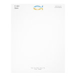 Christian Fish Symbol Letterhead