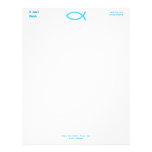 Christian Fish Symbol Letterhead