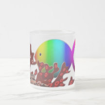 Christian Fish Symbol - Rainbow Ocean Coffee Mug