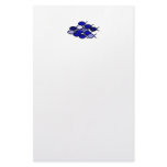 Christian Fish Symbol School - Blue Custom Stationery
